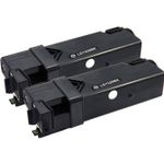 2 Pack Dell 593-10258 Black Compatible High-Yield Toner Cartridges (DT615)