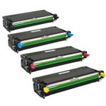 4 Pack Dell 3110cn / 3115cn High-Yield Compatible Toner Cartridges