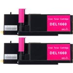 2 Pack Dell 593-11033 Magenta Compatible Toner Cartridges (8WNV5)