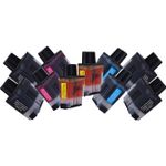 10 pack Brother LC900 Compatible Ink Cartridges