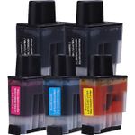 5 pack Brother LC900 Compatible Ink Cartridges