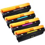 4 Pack HP 307A Remanufactured Toner Cartridges