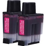 2 Pack Brother LC900M Magenta Compatible Ink Cartridges