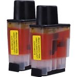 2 Pack Brother LC900Y Yellow Compatible Ink Cartridges