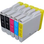 5 pack Brother LC970 Compatible Ink Cartridges