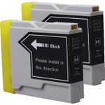 2 Pack Brother LC970BK Black Compatible Ink Cartridges