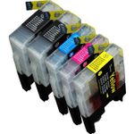 5 Pack Brother LC1240 Compatible High-Yield Ink Cartridges (Replaces LC1220)