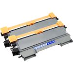 2 Pack Brother TN2220 Black Compatible High-Yield Toner Cartridges (Replaces TN2210)