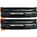 2 Pack HP 83X High-Yield Black Compatible Toner Cartridge (CF283X)