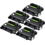 5 Pack HP 81A Black Compatible Toner Cartridge (CF281A)