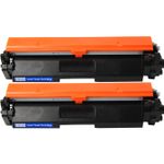 2 Pack Canon 051H Black Compatible High-Yield Toner Cartridge (2169C002)