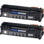 2 Pack Canon 715 Black Compatible Toner Cartridges