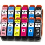 12 Pack Epson 378XL High Yield Compatible Ink Cartridges