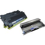 3 Pack Brother TN2000 & DR2000 Compatible Toner & Drum Cartridges