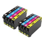 8 Pack Compatible Epson 405XL High Yield Printer Ink Cartridges