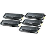 5 Pack Brother TN3170 Black Compatible High-Yield Toner Cartridge (Replaces TN3130)