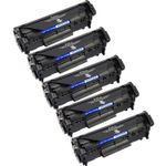 5 Pack Canon FX-10 Black Compatible Toner Cartridges (0263B002AA)