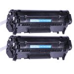 2 Pack Canon 703 Black Compatible Toner Cartridges