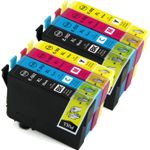 8 Pack Compatible Epson 502XL High Yield Printer Ink Cartridges