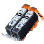 2 Pack Canon CLI-526BK Black Compatible Ink Cartridges