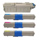 4 Pack Compatible Oki C332 / MC363 Toner Cartridges