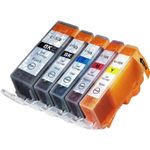 5 Pack Canon PGI-520 & CLI-521 Compatible Ink Cartridges