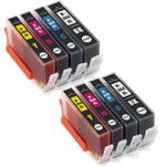 8 Pack HP 364XL High-Yield Compatible Ink Cartridges