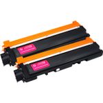 2 Pack Brother TN230M Magenta Compatible Toner Cartridges