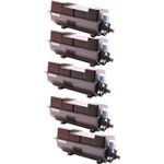 5 Pack Kyocera TK-1160 Compatible Standard Toner Cartridges