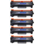 5 Pack Brother TN2420 Black Compatible High-Yield Toner Cartridges