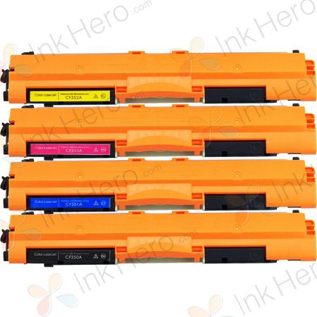 4 Pack HP 130A Compatible Toner Cartridges