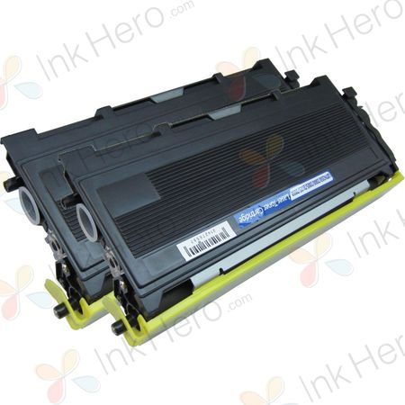 2 Pack Brother TN2005 Black Compatible Laser Toner Cartridges