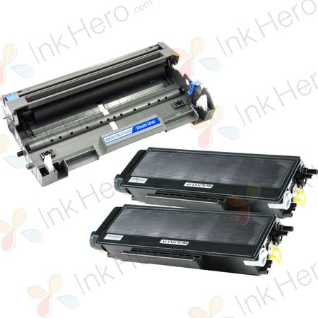 3 Pack Brother TN3170 & DR3100 High-Yield Compatible Toner & Drum Cartridges