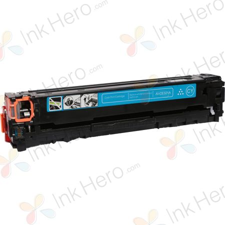 HP 128A Cyan Compatible Laser Toner Cartridge (CE321A)