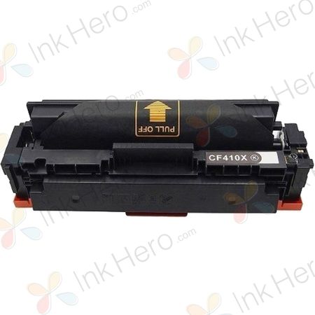 HP 410X Black Compatible High-Yield Toner Cartridge (CF410X)