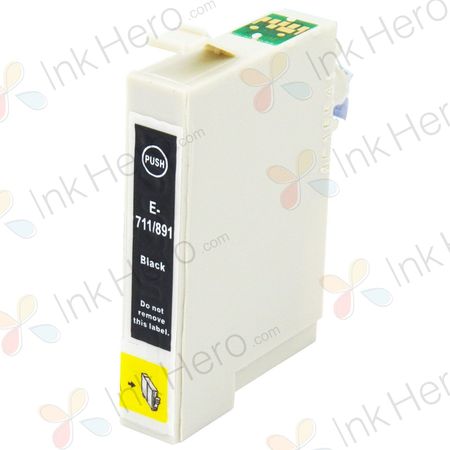 Compatible T0711 Black Ink Cartridge for Epson Printers