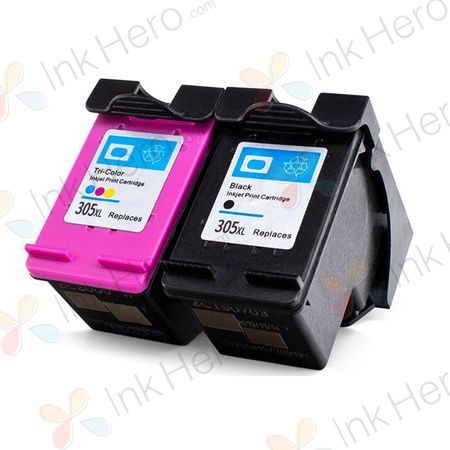 HP 305XL Black High Yield Remanufactured Ink Cartridge (3YM62AE)