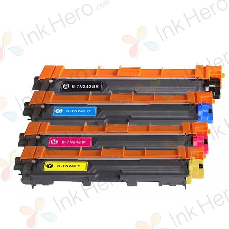 4 Pack Brother TN242 Compatible Ultra High-Yield Toner Cartridges