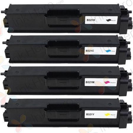 4 Pack Brother TN321 Compatible Toner Cartridges