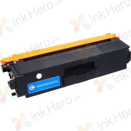 Brother TN326C Cyan Compatible High-Yield Toner Cartridge (Replaces TN321C)