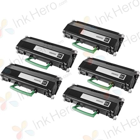 5 Pack Dell 593-10335 High-Yield Black Compatible Toner Cartridges (PK941)