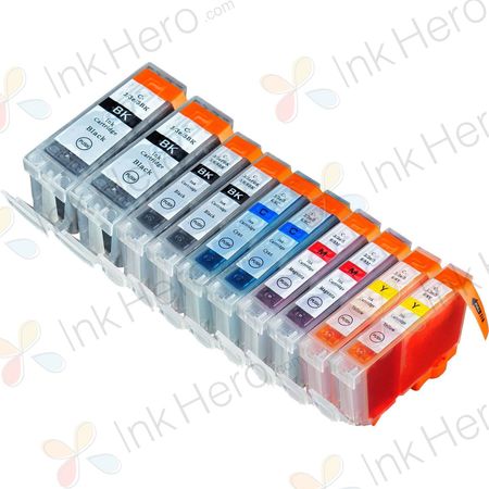 10 Pack Canon PGI-5 & CLI-8 Compatible Ink Cartridges