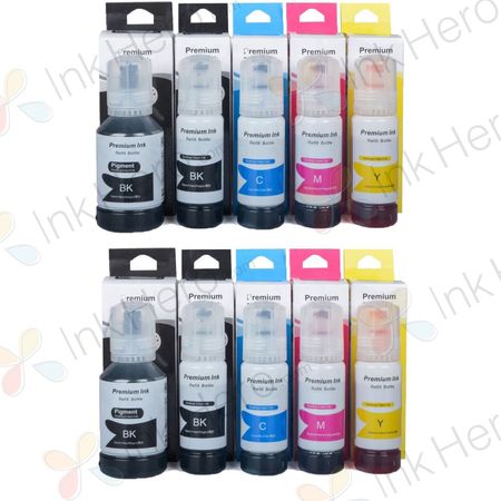 10 Pack Compatible Epson 105 / Epson 106 Printer Ecotank Ink Cartridges