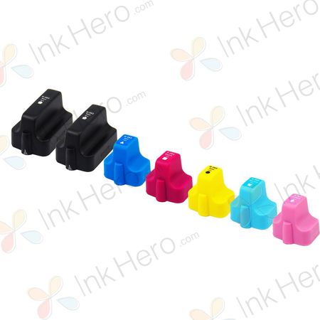 7 Pack HP 363 XL High Yield Compatible Ink Cartridges