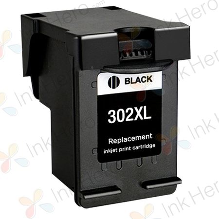 HP 302XL Black High Yield Remanufactured Ink Cartridge (F6U68AE)