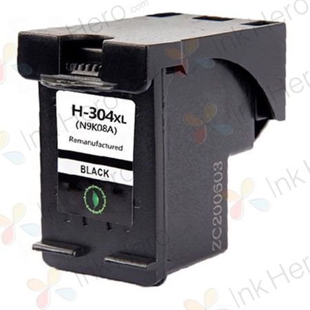 HP 304XL Black High Yield Remanufactured Ink Cartridge (N9K08AE)