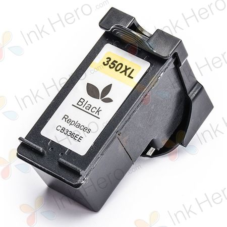 HP 350XL Black High Yield Remanufactured Ink Cartridge (CB336EE)