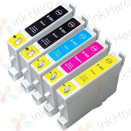 5 Pack Epson T0556 Compatible Ink Cartridges