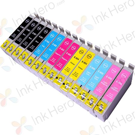 14 Pack Epson T0807 Compatible Ink Cartridges