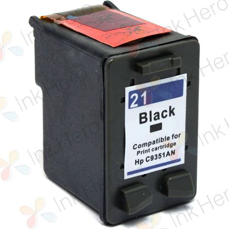 HP 21 Black Remanufactured Ink Cartridge (C9351AE)